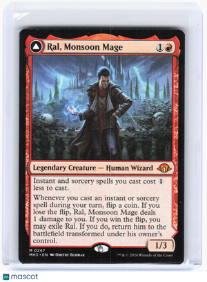 2024 Magic: The Gathering—Ral, Monsoon Mage #247 (MH3)—Mythic Non-Foil