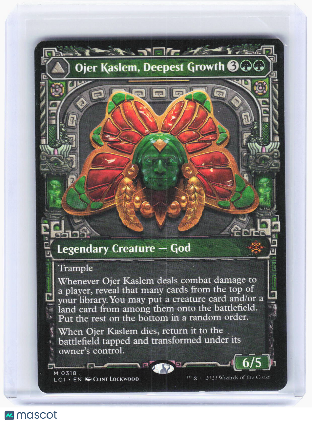 2023 Magic: The Gathering—Ojer Kaslem, Deepest Growth #318 (LCI)—Mythic Non-Foil