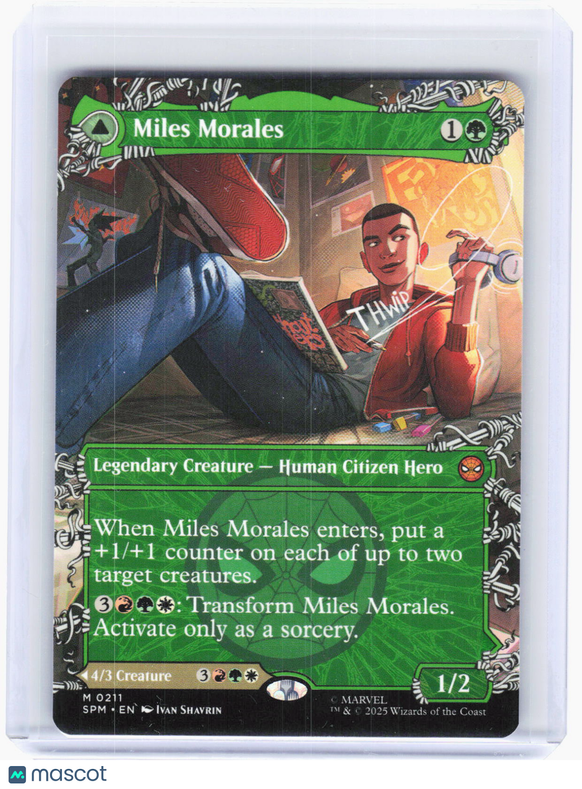 2025 Magic: The Gathering—Miles Morales #211 Marvel's Spider-Man—Mythic Non-Foil