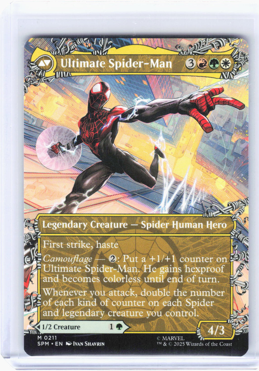 2025 Magic: The Gathering—Miles Morales #211 Marvel's Spider-Man—Mythic Non-Foil
