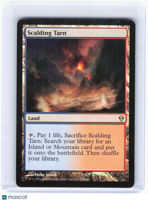 2009 Magic: The Gathering—Scalding Tarn #223 Zendikar—Rare Non-Foil