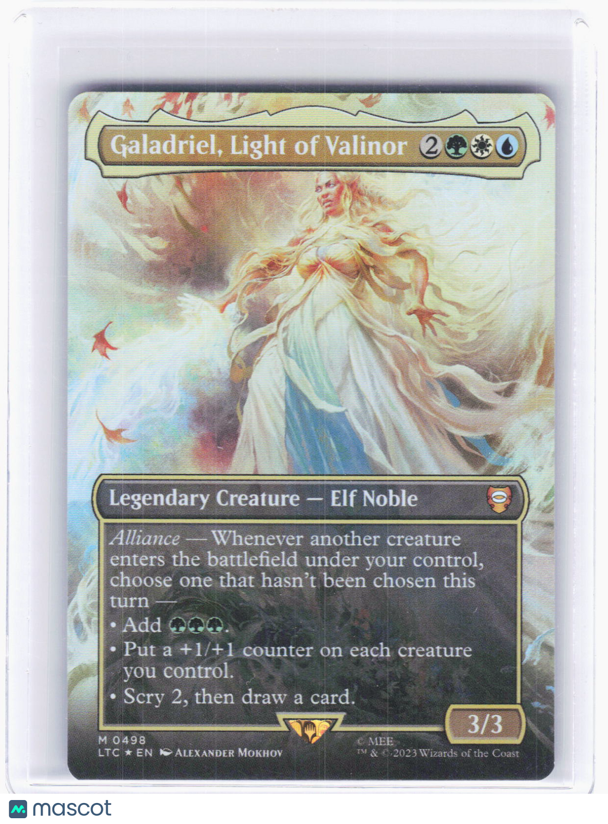 2023 Magic: The Gathering—Galadriel, Light of Valinor #498(LTC)—Mythic Foil