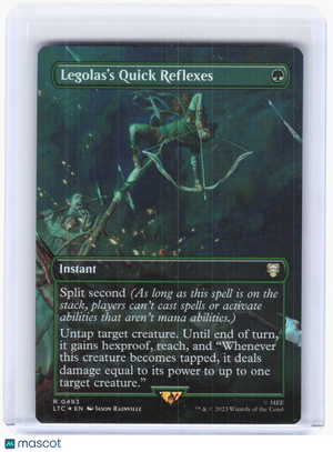 2023 Magic: The Gathering—Legolas #493 Legolas's Quick Reflexes—Rare Foil