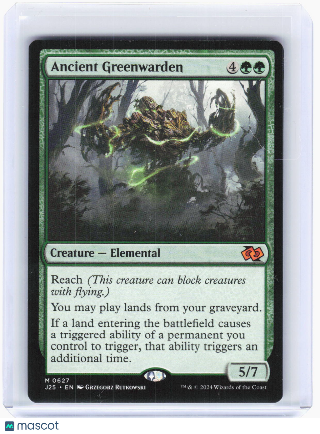 2024 Magic: The Gathering—Ancient Greenwarden #627 (J25)—Mythic Non-Foil