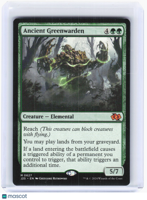 2024 Magic: The Gathering—Ancient Greenwarden #627 (J25)—Mythic Non-Foil