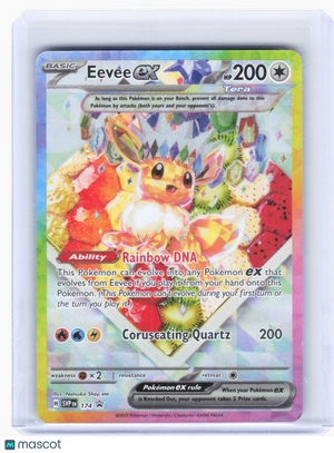 2025 Pokemon—Eevee ex #174 Scarlet & Violet Promo Cards—Black Star Promo Holo