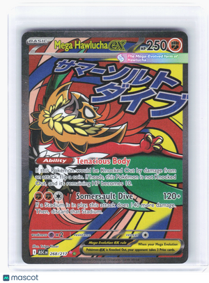 2026 Pokemon—Mega Hawlucha ex #268 Ascended Heroes—Mega Attack Rare Holo