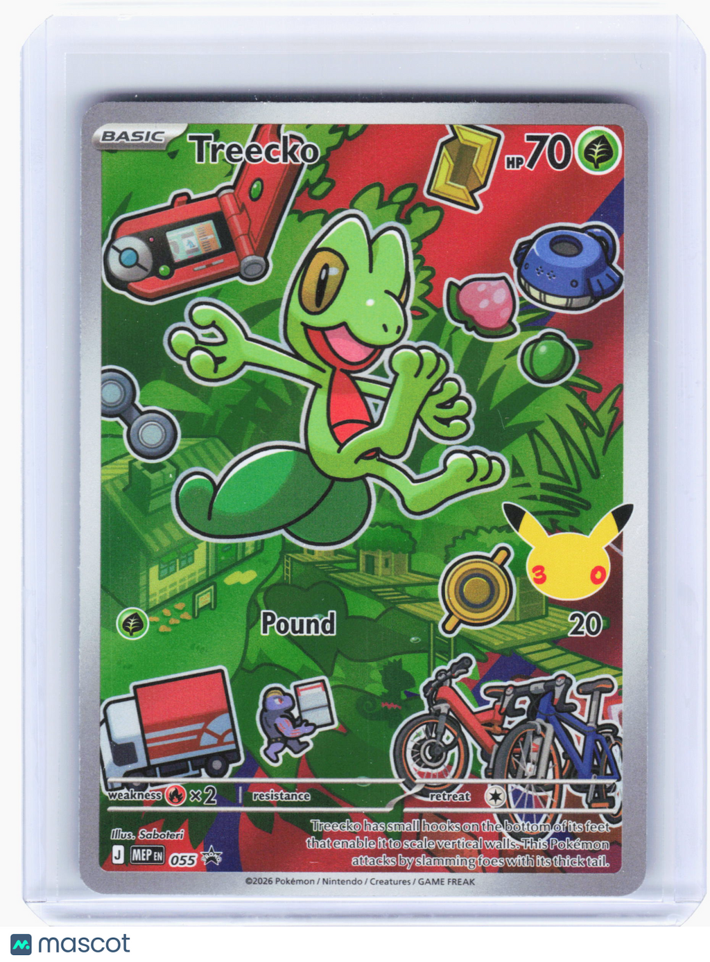 2026 Pokemon—Treecko #055 Mega Evolution Promo—Black Star Promo Holo