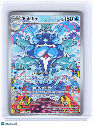 2023 Pokemon—Palafin #200 Obsidian Flames—Illustration Rare Holo