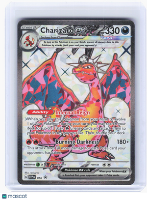 2023 Pokemon—Charizard ex #056 Scarlet & Violet—Black Star Promo Holo