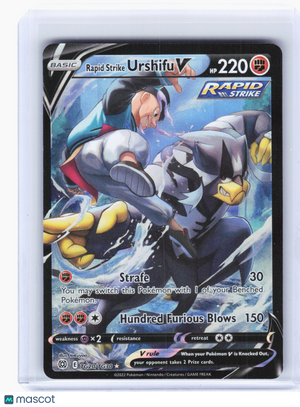 2022 Pokemon—Rapid Strike Urshifu V #TG20 Brilliant Stars Trainer Gallery—UR