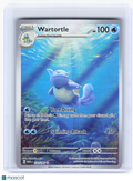 2023 Pokemon—Wartortle #171 Scarlet & Violet 151—Illustration Rare Holo