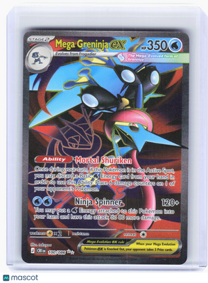 2026 Pokemon—Mega Greninja ex #100 Chaos Rising—Ultra Rare Holo