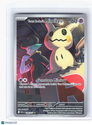2026 Pokemon—Team Rocket's Mimikyu #238 Ascended Heroes—Illustration Rare Holo