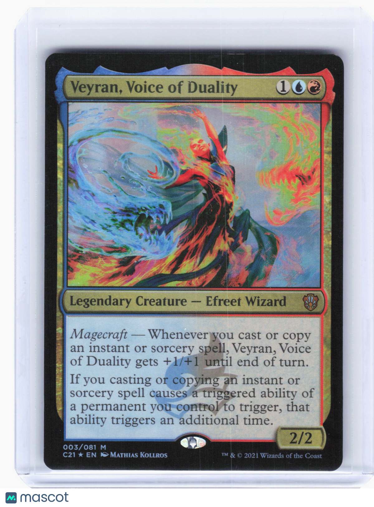 2021 Magic: The Gathering—Veyran, Voice of Duality #3 C21—Mythic Foil [LP]