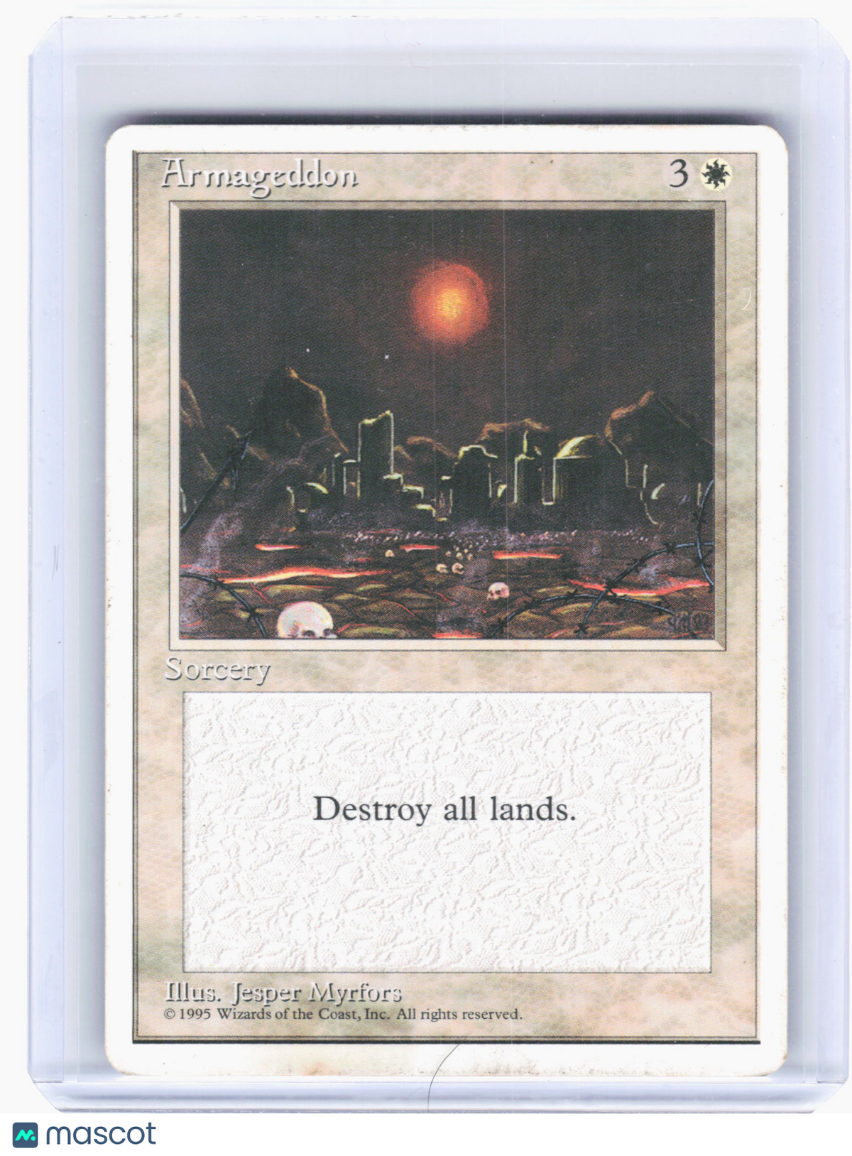 1995 Magic: The Gathering—Armageddon #255 Fourth Edition—Rare Nonfoil [MP]