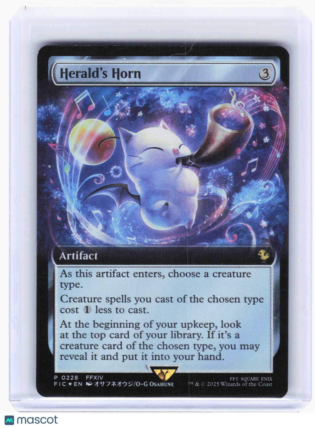 2025 MTG—Herald's Horn #228 Buy-A-Box Promos—Promo Foil [MP] (Extended Art)