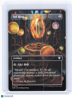 2023 Magic: TG—Sol Ring #703 Commander Masters—Uncommon Nonfoil (Borderless)