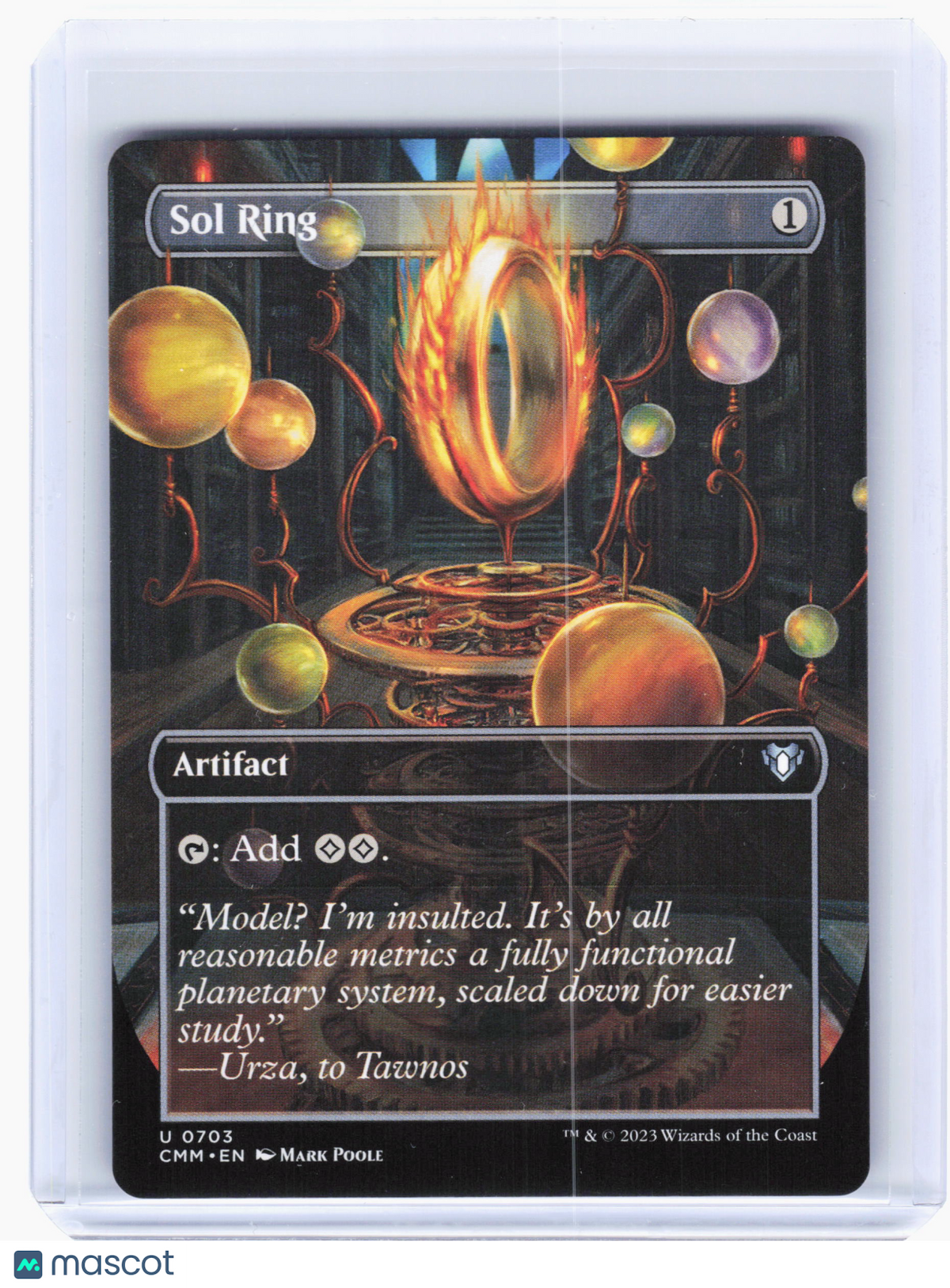 2023 Magic: TG—Sol Ring #703 Commander Masters—Uncommon Nonfoil (Borderless)