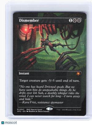 2024 Magic: The Gathering—Dismember #41 Special Guests—M Nonfoil (Borderless)
