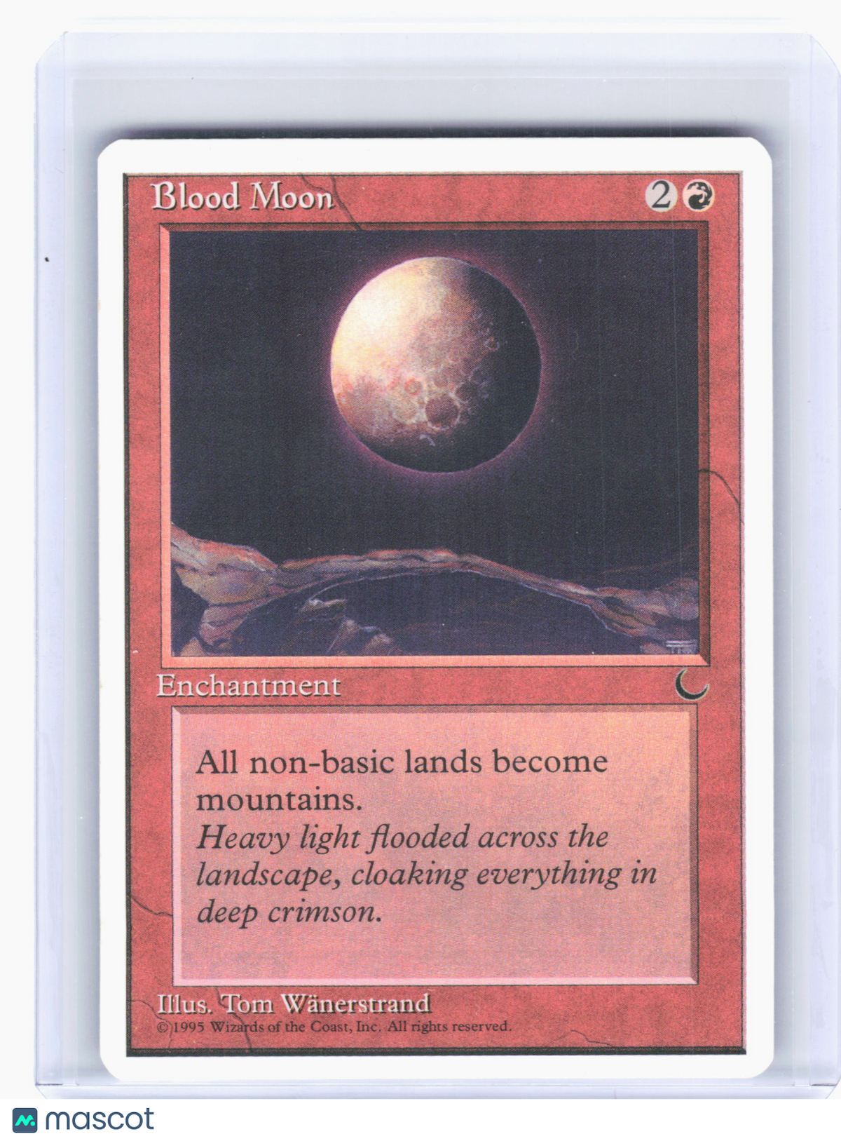 1995 Magic: The Gathering—Blood Moon #46 Chronicles—Rare Nonfoil