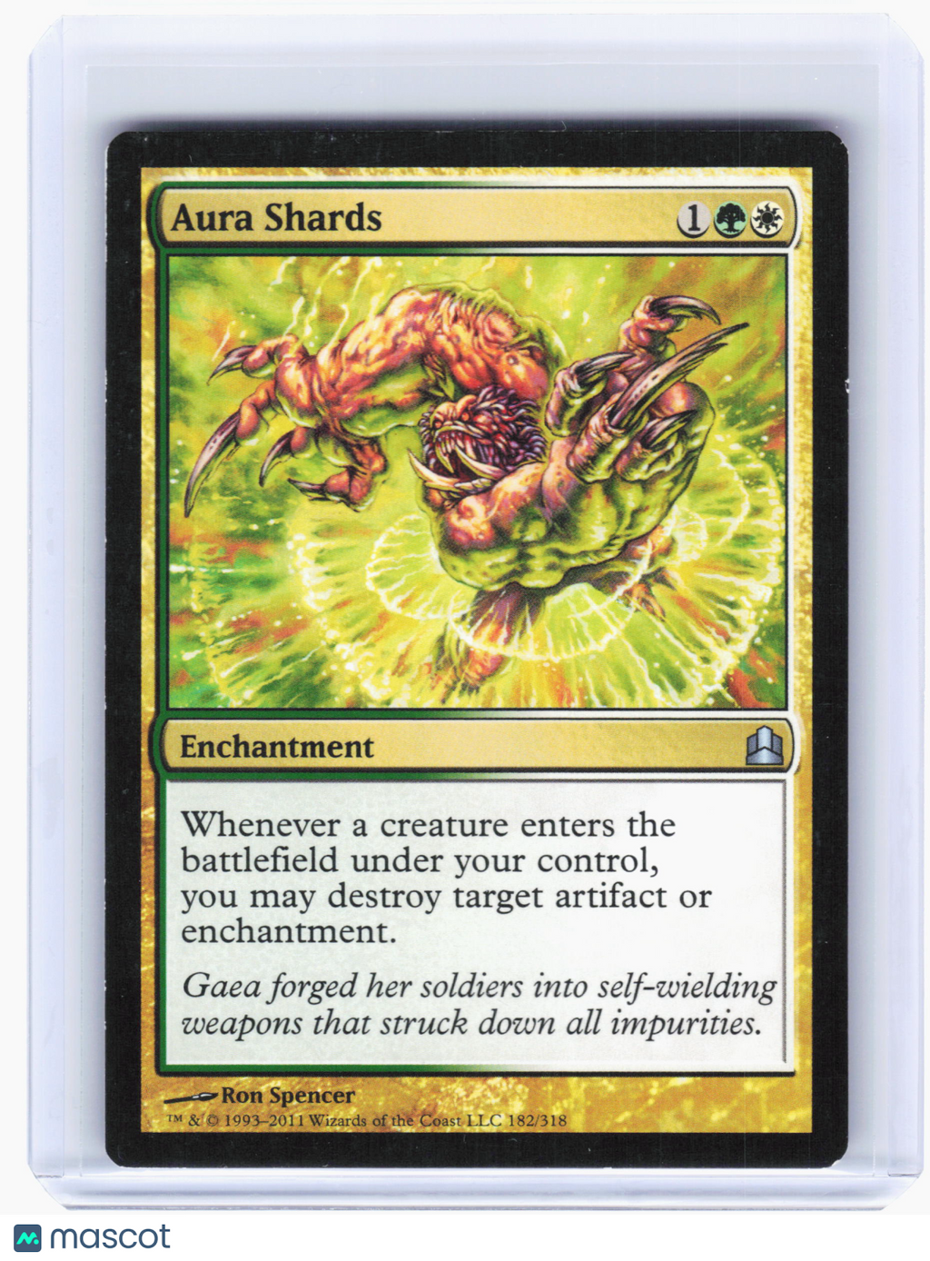 2011 Magic: The Gathering—Aura Shards #182 Commander—Uncommon Nonfoil