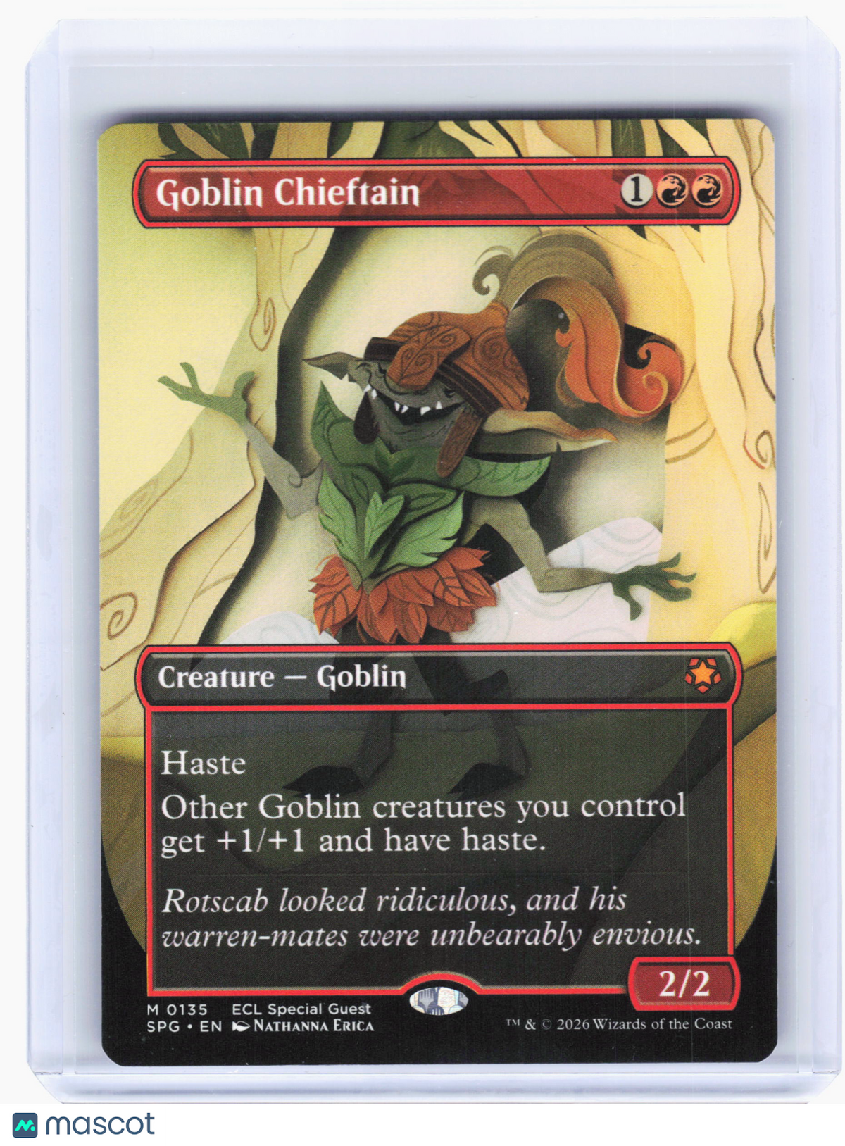 2024 Magic: TG—Goblin Chieftain #135 Special Guests—Mythic Nonfoil (Borderless)