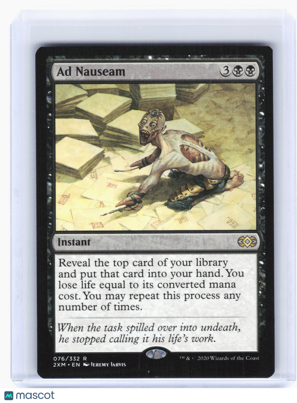 2020 Magic: The Gathering—Ad Nauseam #76 Double Masters—Rare Nonfoil