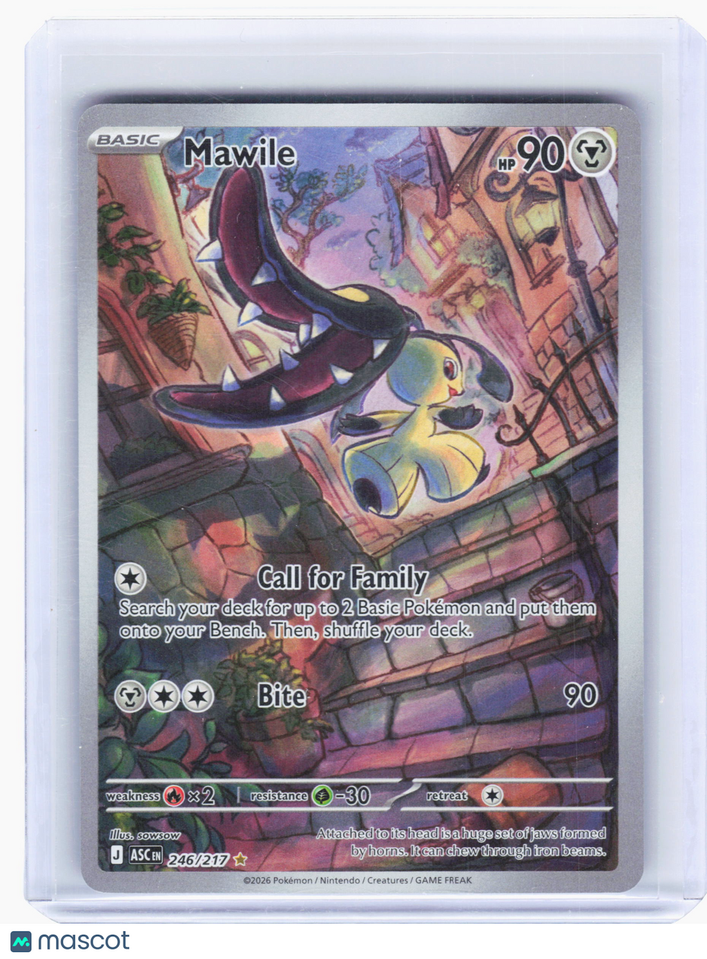 2026 Pokemon—Mawile #246 Ascended Heroes—Illustration Rare Holo