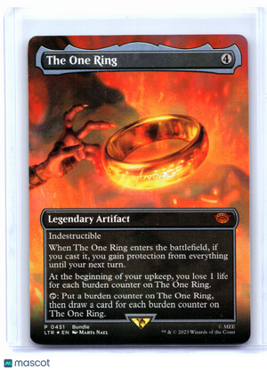 2023 Magic: TG—The One Ring (Borderless) #0451—Promo Foil (Lord of the Rings)