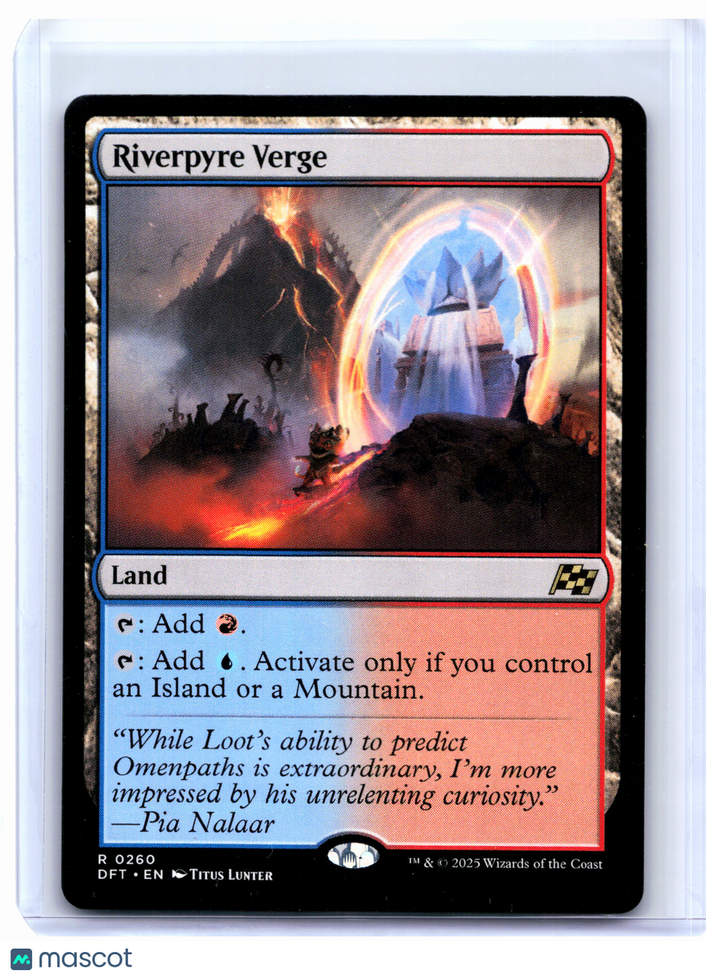 2025 Magic: The Gathering—Riverpyre Verge #260 Aetherdrift—Rare Nonfoil