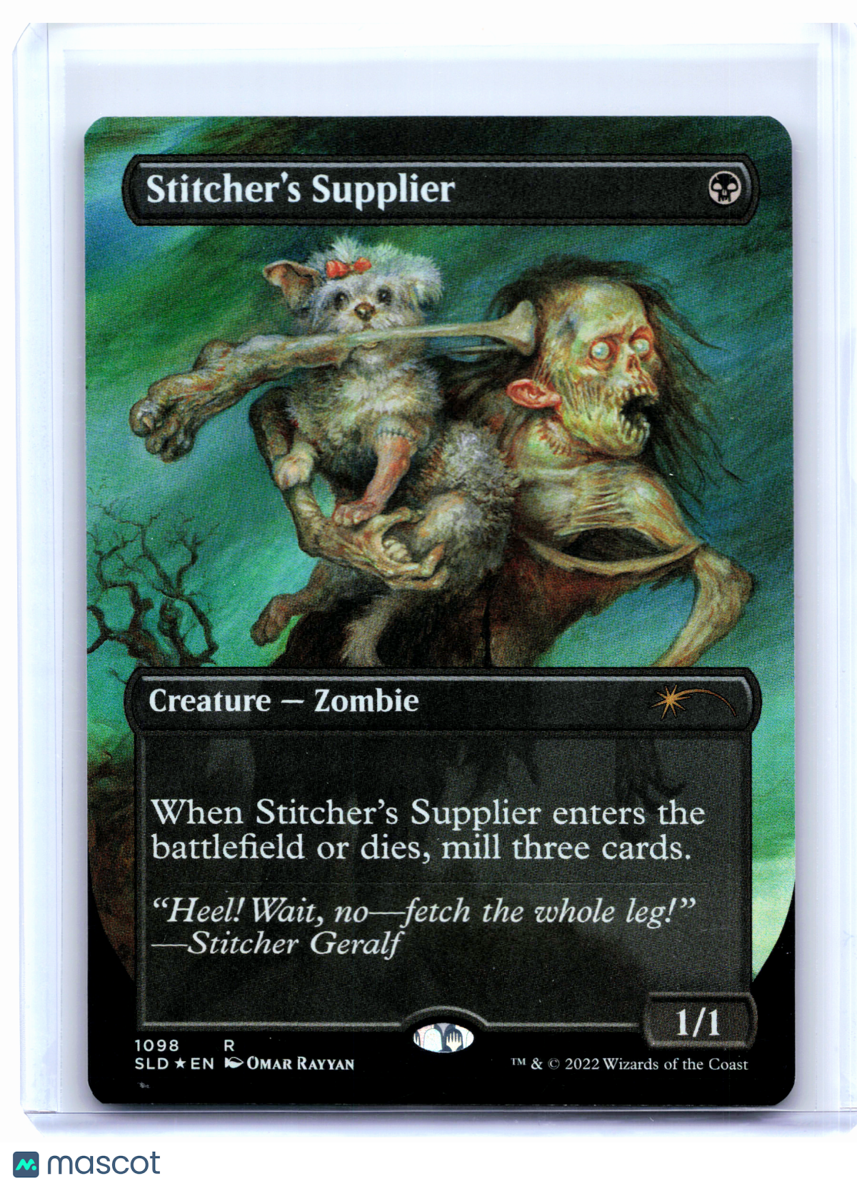 2022 Magic: TG—Stitcher's Supplier (Borderless) #1098 Secret Lair Drop—Rare Foil