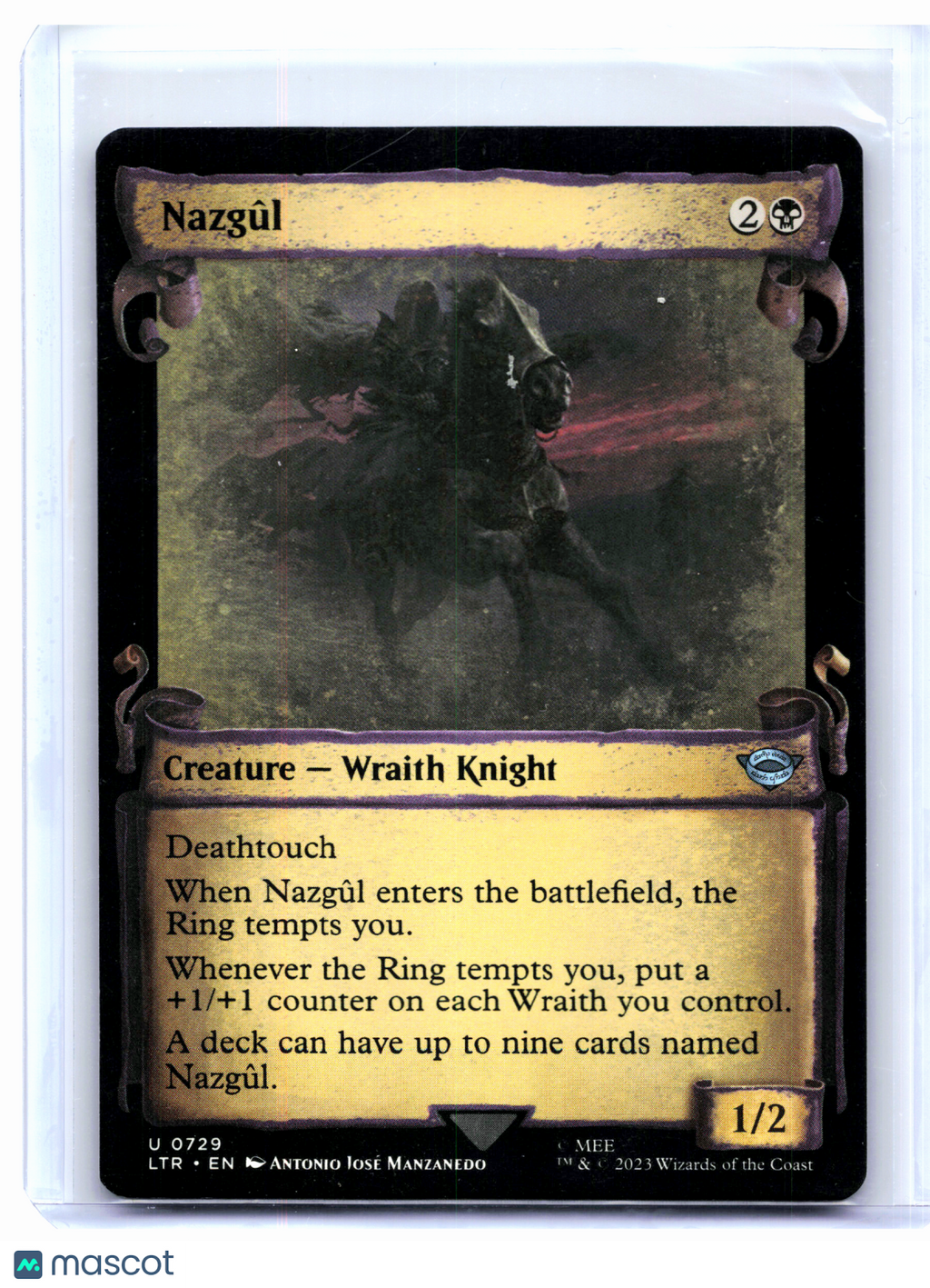 2023 Magic: The Gathering—Nazgûl (Showcase Scrolls) #0729 LTR—Uncommon Nonfoil