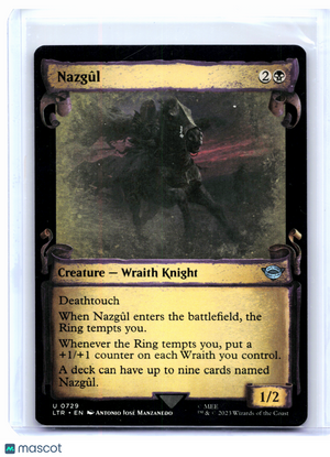 2023 Magic: The Gathering—Nazgûl (Showcase Scrolls) #0729 LTR—Uncommon Nonfoil