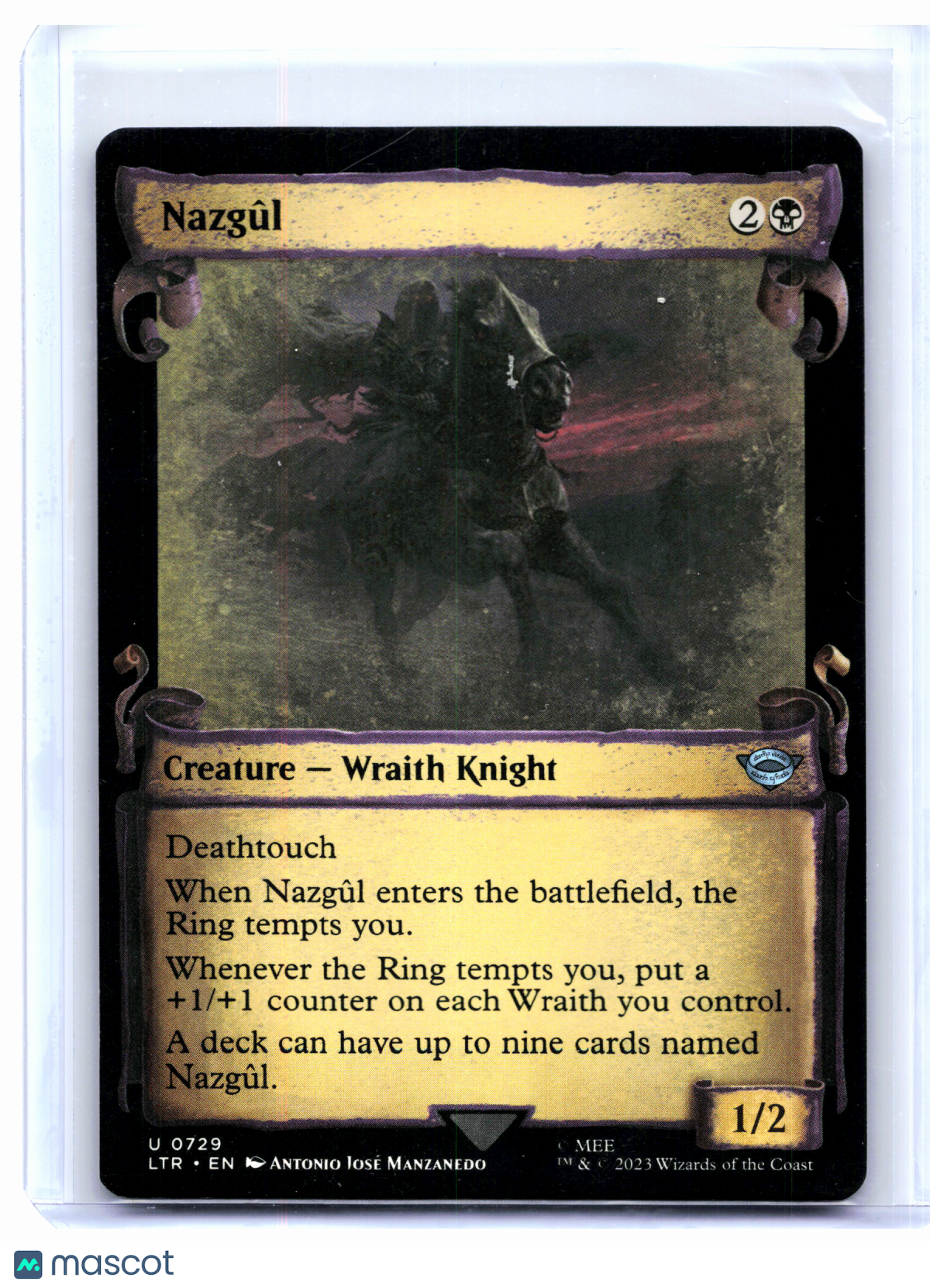 2023 Magic: The Gathering—Nazgûl (Showcase Scrolls) #0729 LTR—Uncommon Nonfoil