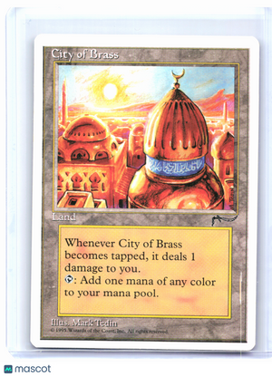 1995 Magic: The Gathering—City of Brass Chronicles—Rare Nonfoil