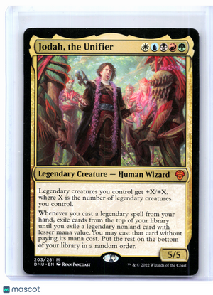 2022 Magic: TG—Jodah, the Unifier #203 Dominaria United—Mythic Nonfoil