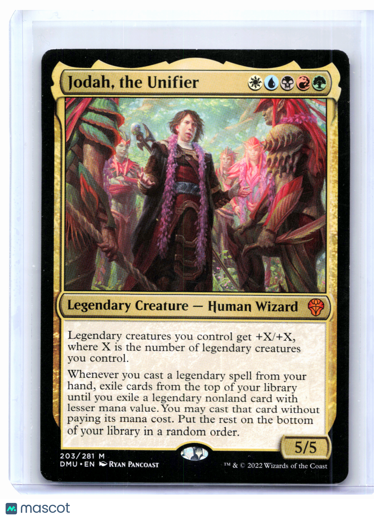 2022 Magic: TG—Jodah, the Unifier #203 Dominaria United—Mythic Nonfoil