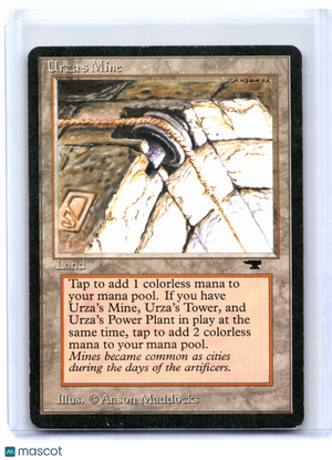1995 Magic: TG—Urza's Mine (Pulley) Antiquities—Common Nonfoil [Heavily Played]