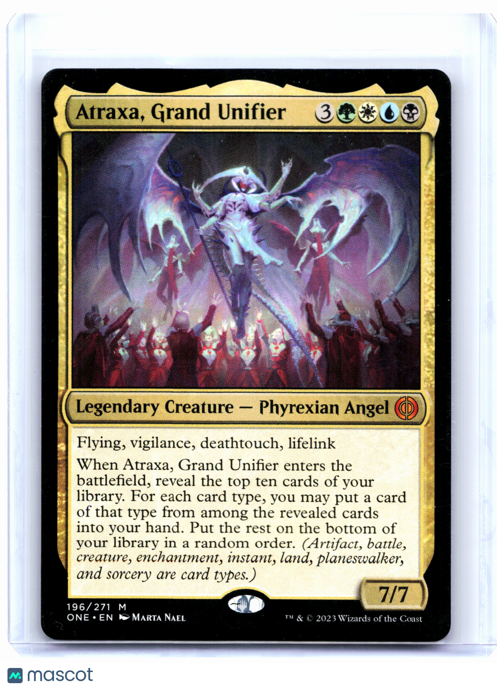 2023 Magic: The Gathering—Atraxa, Grand Unifier #196 ONE—Mythic Nonfoil