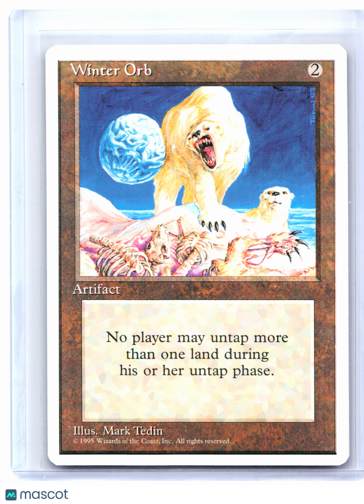 1995 Magic: The Gathering—Winter Orb #376 Fourth Edition—Rare Nonfoil