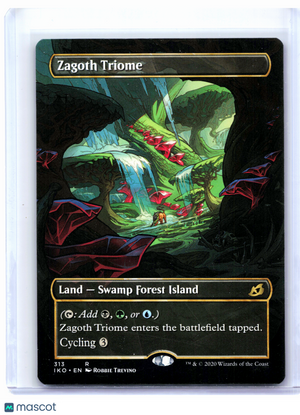 2020 Magic: The Gathering—Zagoth Triome (Showcase) #313 IKO—Rare Nonfoil