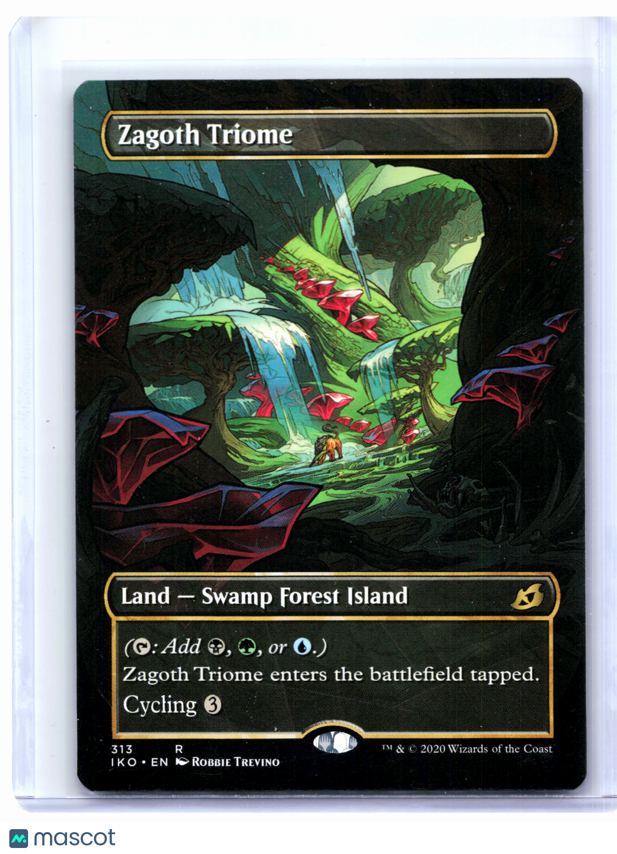2020 Magic: The Gathering—Zagoth Triome (Showcase) #313 IKO—Rare Nonfoil