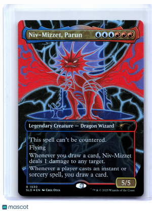 2025 Magic: TG—Niv-Mizzet, Parun #1530 Secret Lair Drop—Rare Rainbow Foil [LP]