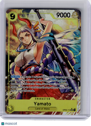 2023 One Piece—Yamato (Alt Art) #OP04-112 Kingdoms of Intrigue—Super Rare Foil