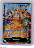 2026 One Piece—Rebecca (Alt Art) #OP15-039 Adventure on Kami's Island—Leader