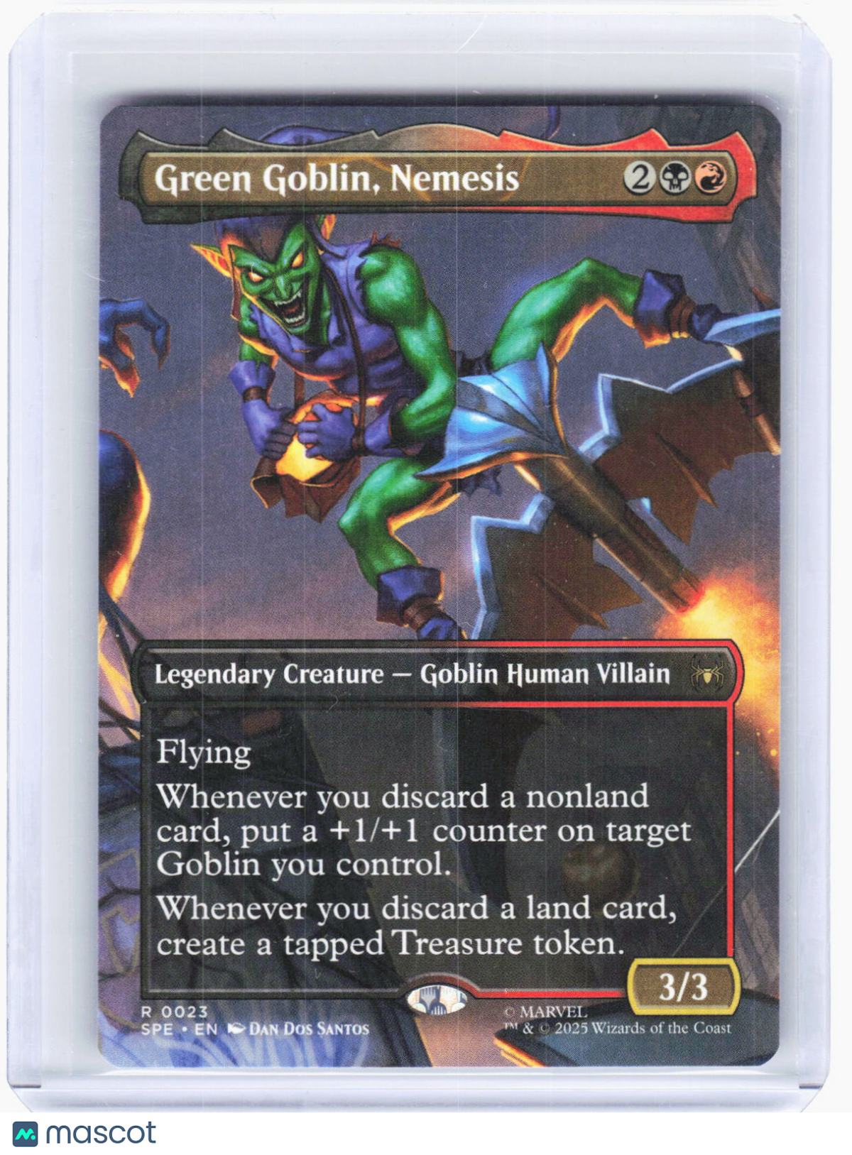 2025 Magic: The Gathering—Green Goblin, Nemesis #23 (SPE)—Rare Non-Foil