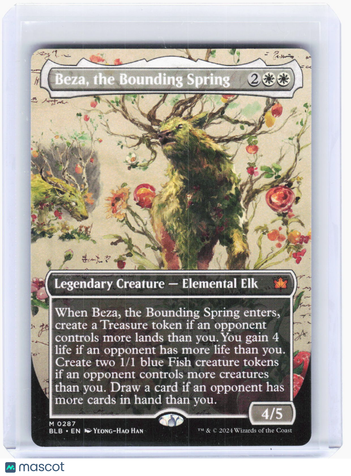2024 Magic: The Gathering—Beza, the Bounding Spring #287 (BLB)—Mythic Non-Foil