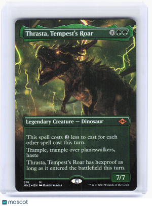 2021 Magic: The Gathering—Thrasta, Tempest's Roar #318 (MH2)—Mythic Foil