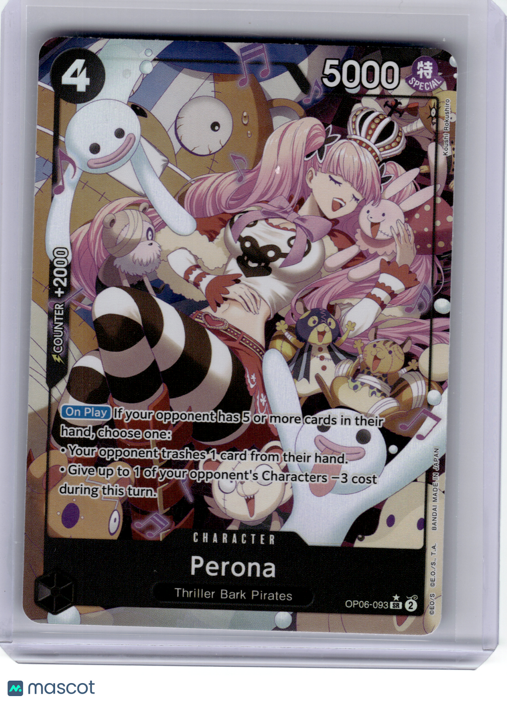 2024 One Piece—Perona (Alt Art) #OP06-093 Wings of the Captain—Super Rare Foil